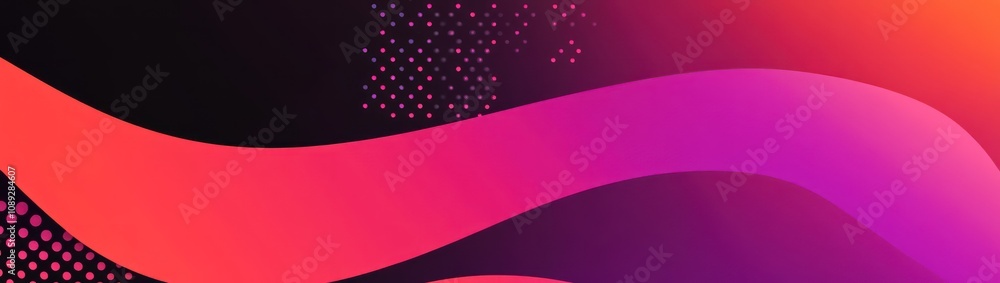 Poster Abstract design featuring vibrant colors and smooth curves for graphic use.