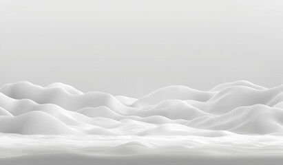 Fototapeta premium Abstract luxury white gradient background used for display product ad and website template, 3D illustration. , isolated on white background, , copy space, copy space for text,