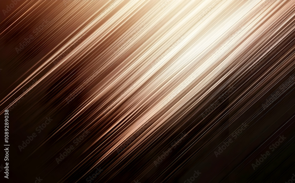 Poster abstract diagonal lines background with brown and beige shades, creating a dynamic and modern design