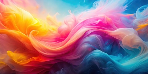 Fototapeta premium Abstract Swirls of Color, a Symphony of Texture and Light