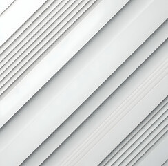 Obraz premium Abstract diagonal lines pattern, white and grey layered stripes background.