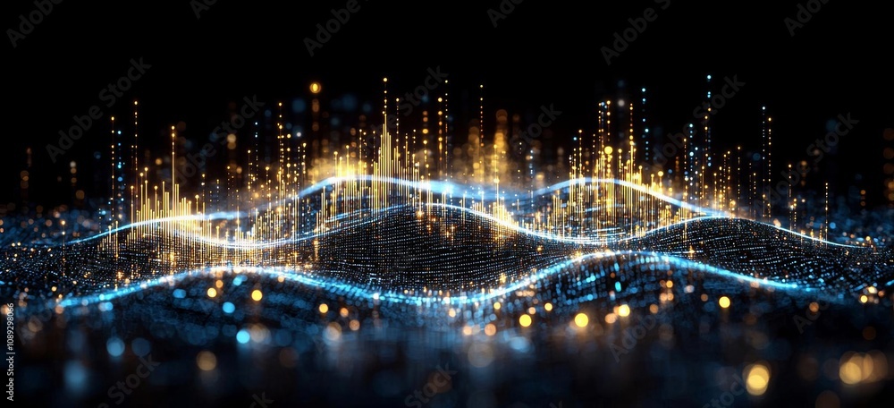 Poster data internet infrastructure concept. abstract technology background. 3d rendering. , isolated on wh