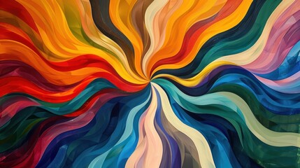 Abstract colorful swirling wave pattern background. (1)