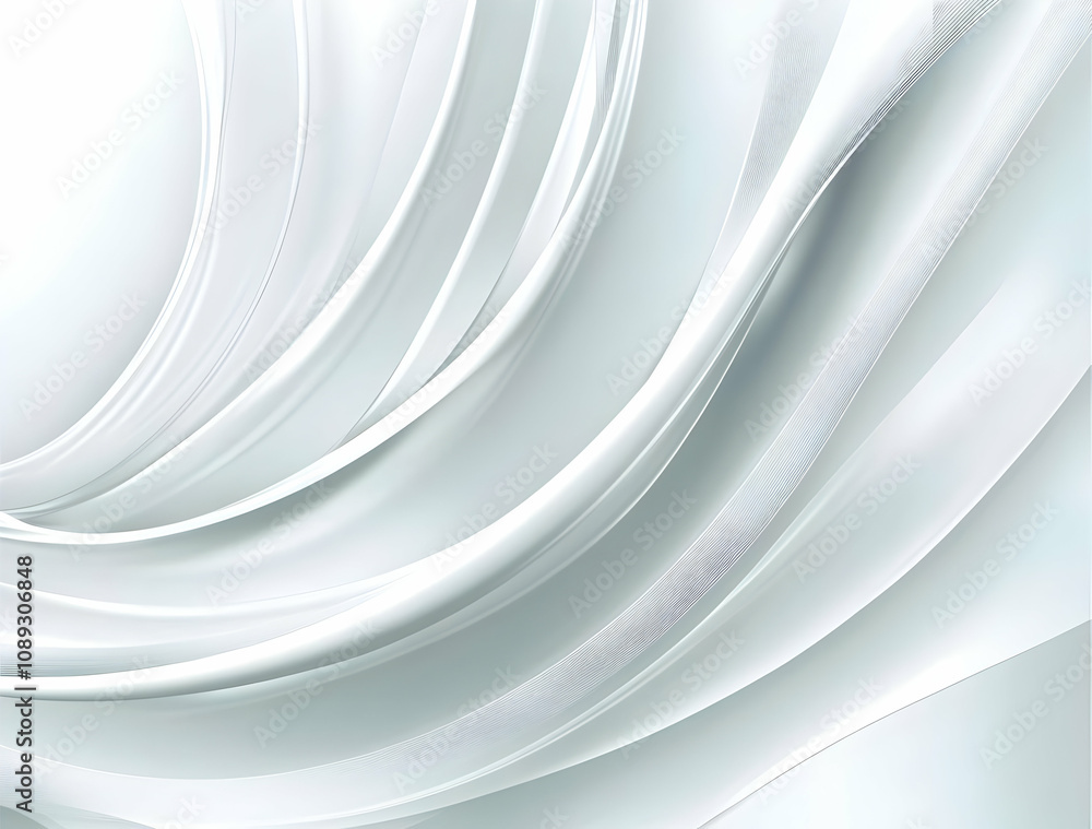 Poster abstract gray and white swirling curves, creating a dynamic and elegant design. perfect for backgrou