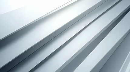 Fototapeta premium Abstract gray diagonal lines background. Clean, modern design with subtle shadows and gradients. Ideal for presentations or websites.