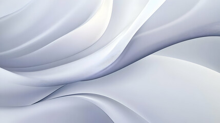 Abstract grayscale flowing curves, soft waves, elegant and smooth background texture.