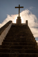 Der Weg zu Gott ist eine steile Treppe