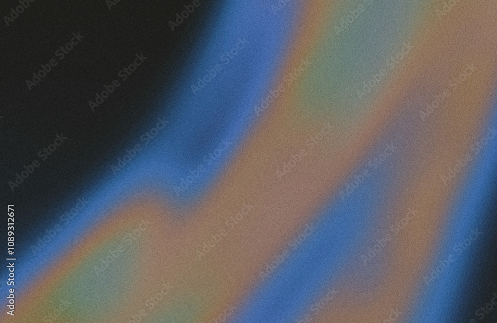 Wall mural datk grainy gradient abstract background,, color blending effect, aesthetic soft texture