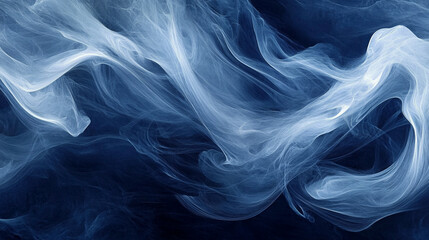 Obraz premium Soft Smoke in Midnight Hues