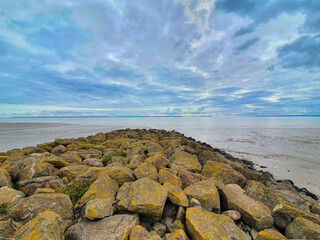 A Rock Pier into the Bristol Channel
