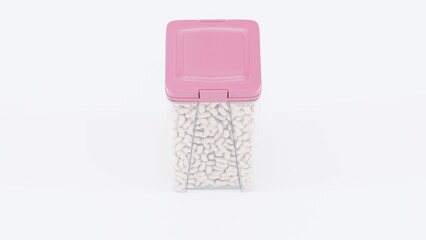 Airtight Food Storage Container for Beans, Grains, and Pantry Organization | Ideal for Kitchen...