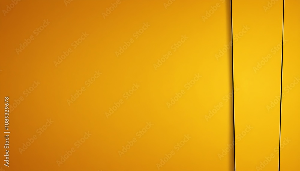 Poster empty orange green studio room, used as background for display your products yellow and orange empty