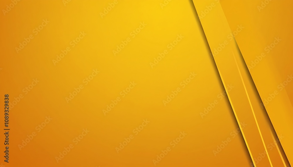 Poster empty orange green studio room, used as background for display your products yellow and orange empty