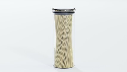 Versatile Jar Set with Food Items Including Rice, Seeds, and Noodles | Ideal for Organized Pantry Storage, Meal Preparation, and Modern Kitchen Essentials