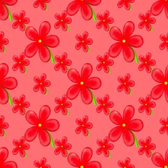seamless background with flowers