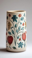 This Austrian beer stein features intricate hand-painted designs, showcasing its craftsmanship