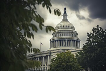Historical capitol landmark in washington dc with iconic white dome and remarkable architecture