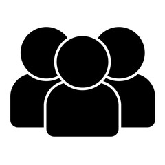 group icon set isolated vector