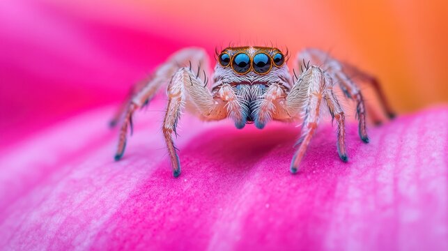 Close-up of a Jumping Spider