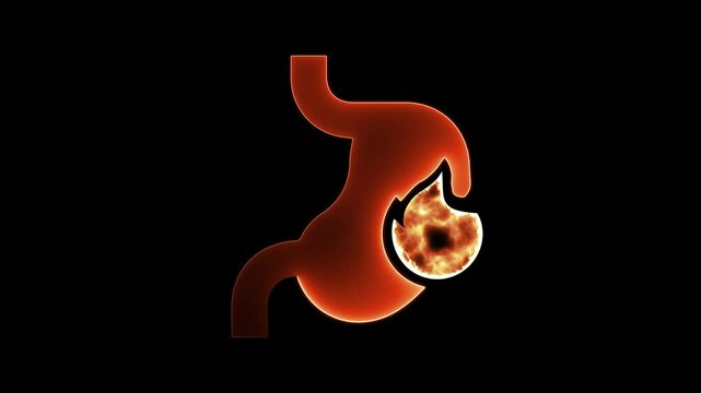 liver organ icon with glowing neon effect on black background.