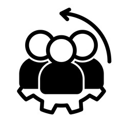 workforce planning business process line icon vector. workforce planning business process sign