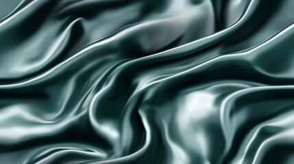 Obraz premium Green silk fabric, velvet and latex