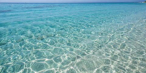 Obraz premium Clear crystal clear water with small circular ripples in its surface, nature, clear water, ripples, waves