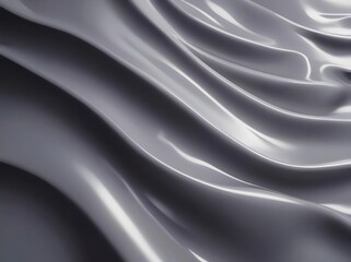 Abstract latex waves in dark grayscale tones, creating a smooth and flowing texture.