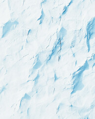 Subtle beauty of pristine snow with natural patterns in a tranquil winter landscape