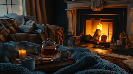 Fototapeta premium Elegant and Cozy Modern Bedroom Interior Design with Stylish Decor, mockup, poster and Background