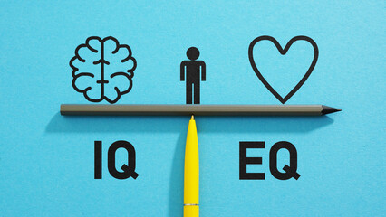 EQ and IQ as Emotional quotient and intelligence quotient