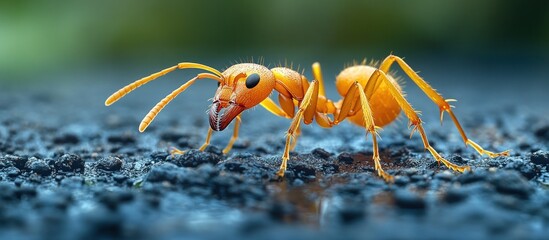Fototapeta premium Close-up of a Yellow Ant