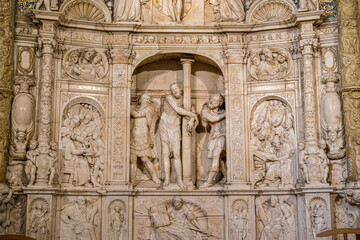 Exquisite Religious Sculpture Inside Ávila Cathedral