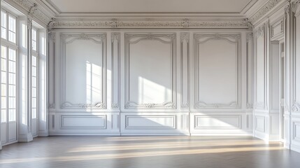 Elegant and Cozy Modern Bedroom Interior Design with Stylish Decor, mockup, poster and Background