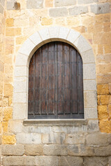 Detailed View of Ávila Cathedral's Exterior and Surrounding Streets