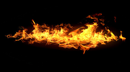 Background of flames blazing