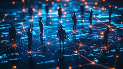 Glowing Virtual Platform for Collaborative Subordinates Contributions Visualization