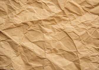 crumpled brown paper