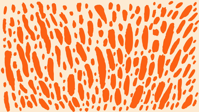 Formas org&acirc;nicas abstratas. Elementos contempor&acirc;neos inspirados no padr&atilde;o leopardo, conjunto de rabiscos desenhados &agrave; m&atilde;o, ilustra&ccedil;&atilde;o vetorial moderna