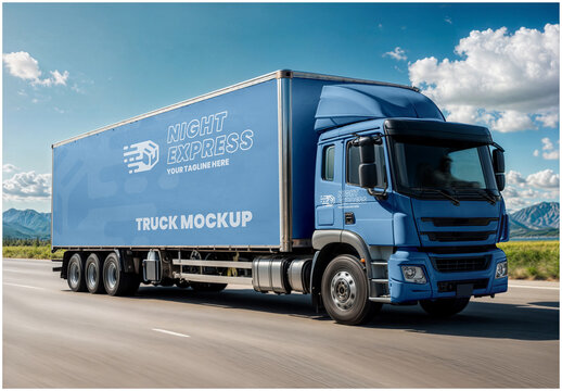 Box Truck Mockup