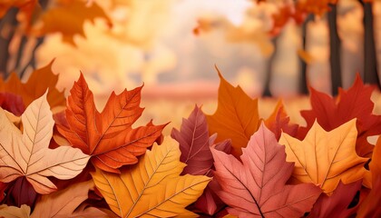 autumn fallen leaf background