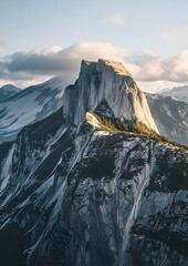 snow covered mountain