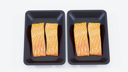 Fresh Packaged Salmon Fillets | Ideal for Seafood Lovers, Healthy Meals, and Gourmet Cooking | Convenient and Ready-to-Serve Option