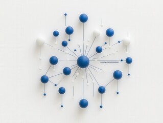 abstract representation of energy and connections in a modern design