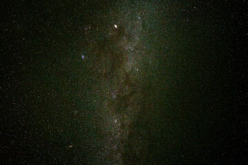 Starry sky over Dolomites, background.