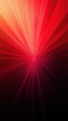 Abstract Red And Orange Radiating Lines Design