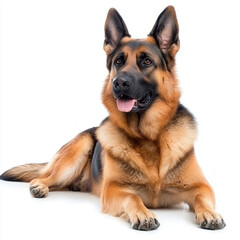 German Shepherd Dog Isolated