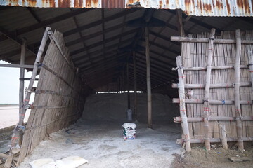 Abandoned barn structure rural area photography rustic environment wide-angle view decay and nature's reclamation