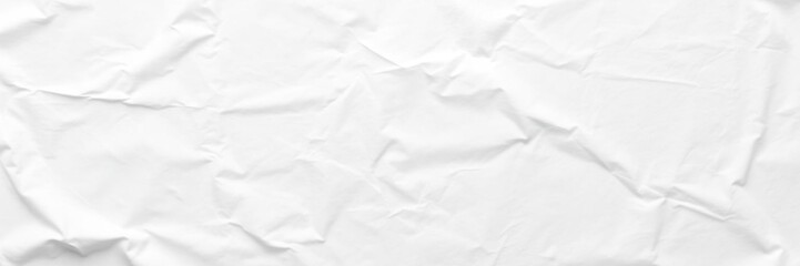 Obraz premium Pure white sheet with subtle wrinkles, creating a textured look, crumpled paper, clean aesthetic