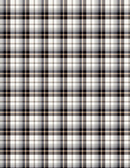 Plaid fabric pattern, blue, brown, cream, seamless for textiles, and for designing clothes, skirts or decorative fabrics. Vector illustration.